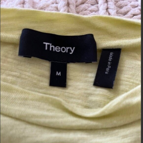 Yellow Theory tee, M, NWOT - Picture 2 of 2